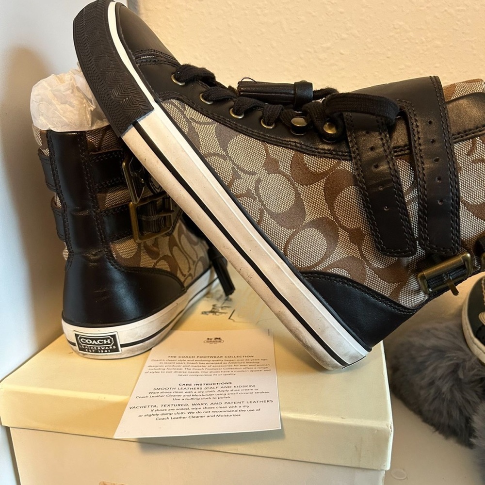 Coach shoes high top